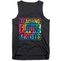 Teaching Future Artists Retro Teacher Tank Top