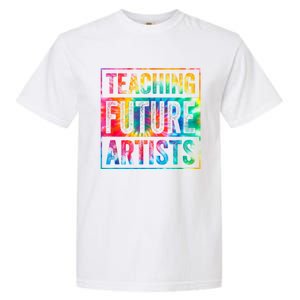 Teaching Future Artists Retro Teacher Garment-Dyed Heavyweight T-Shirt