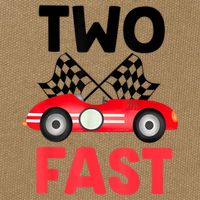Two Fast Birthday Shirt 2 Fast 2 Curious Decorations 2nd Cotton Canvas Backpack