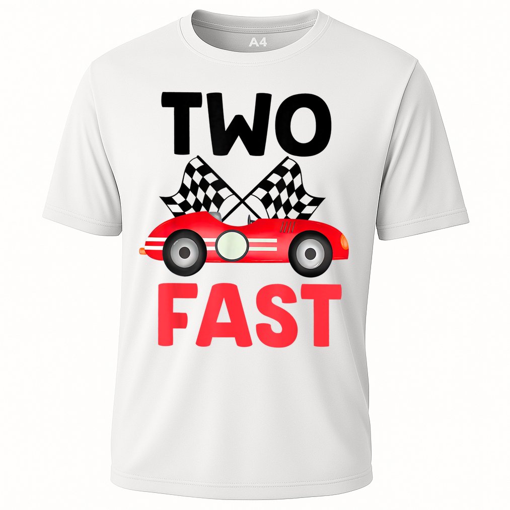 Two Fast Birthday Shirt 2 Fast 2 Curious Decorations 2nd Cooling Performance Crew T-Shirt