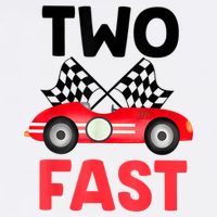 Two Fast Birthday Shirt 2 Fast 2 Curious Decorations 2nd Cooling Performance Crew T-Shirt
