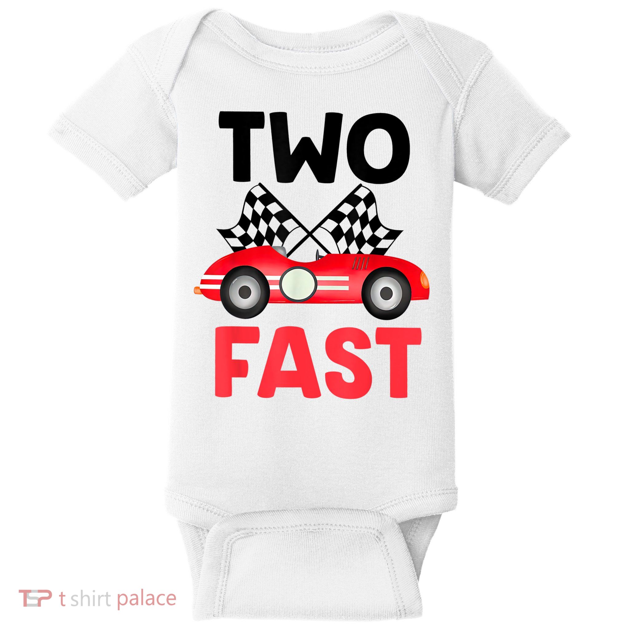 Two Fast Birthday Shirt 2 Fast 2 Curious Decorations 2nd Baby Bodysuit
