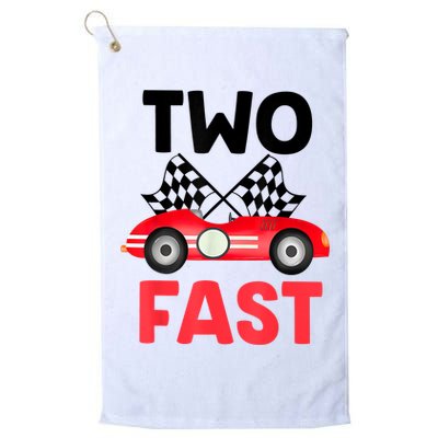 Two Fast Birthday Shirt 2 Fast 2 Curious Decorations 2nd Golf Towel