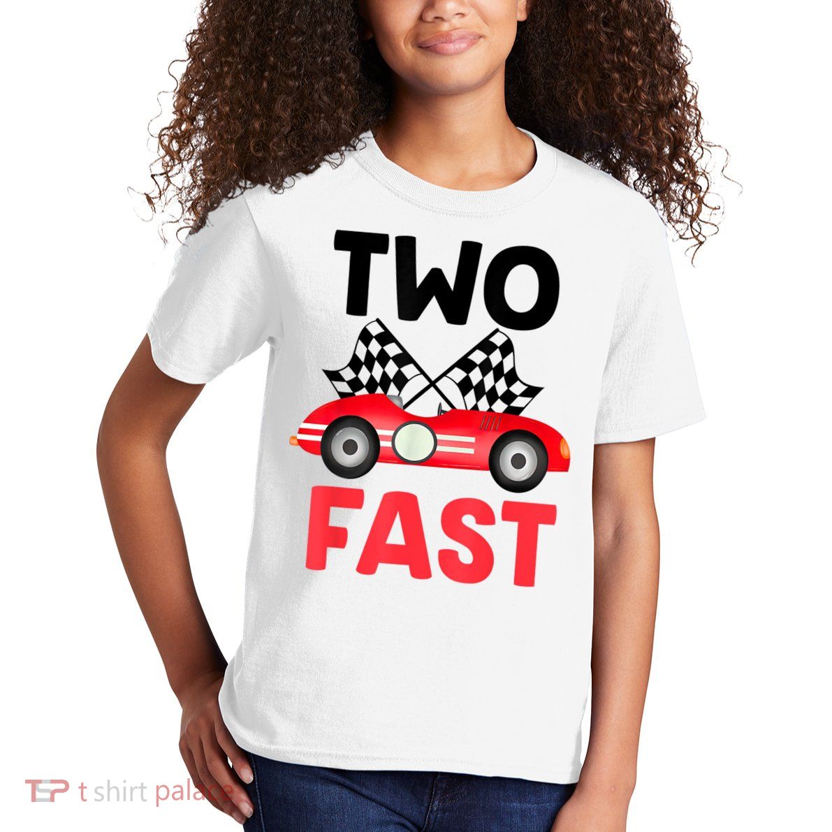 Two Fast Birthday Shirt 2 Fast 2 Curious Decorations 2nd Kids T-Shirt