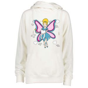 Tooth Fairy Beautiful Play School Costume Meaningful Gift Womens Funnel Neck Pullover Hood