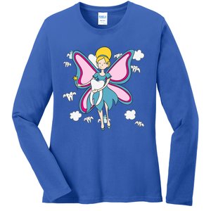 Tooth Fairy Beautiful Play School Costume Meaningful Gift Ladies Long Sleeve Shirt