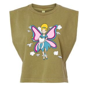 Tooth Fairy Beautiful Play School Costume Meaningful Gift Garment-Dyed Women's Muscle Tee