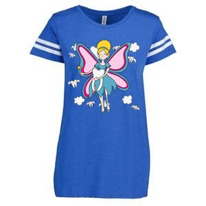 Tooth Fairy Beautiful Play School Costume Meaningful Gift Enza Ladies Jersey Football T-Shirt