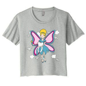 Tooth Fairy Beautiful Play School Costume Meaningful Gift Women's Crop Top Tee