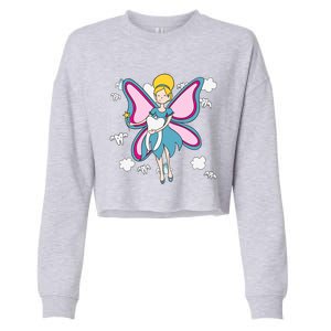 Tooth Fairy Beautiful Play School Costume Meaningful Gift Cropped Pullover Crew