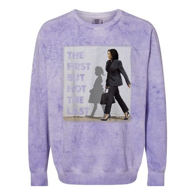 The First But Not The Last Kamala Harris Ruby Bridges Madam Colorblast Crewneck Sweatshirt