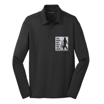 The First But Not The Last Kamala Harris Ruby Bridges Madam Silk Touch Performance Long Sleeve Polo