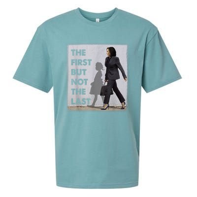 The First But Not The Last Kamala Harris Ruby Bridges Madam Sueded Cloud Jersey T-Shirt