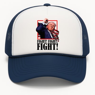 Trump Fist Bump 2024 President Red Trucker Hat