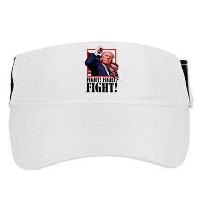 Trump Fist Bump 2024 President Red Adult Drive Performance Visor