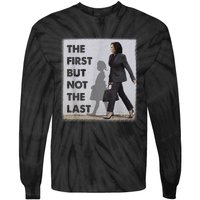 The First But Not The Last Kamala Harris Ruby Bridges Madam Tie-Dye Long Sleeve Shirt