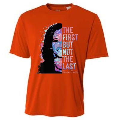 The First But Not The Last Madam President Harris Cooling Performance Crew T-Shirt