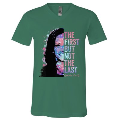 The First But Not The Last Madam President Harris V-Neck T-Shirt