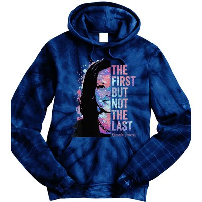 The First But Not The Last Madam President Harris Tie Dye Hoodie