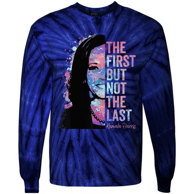 The First But Not The Last Madam President Harris Tie-Dye Long Sleeve Shirt