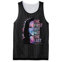 The First But Not The Last Madam President Harris Mesh Reversible Basketball Jersey Tank