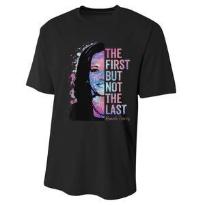 The First But Not The Last Madam President Harris Performance Sprint T-Shirt