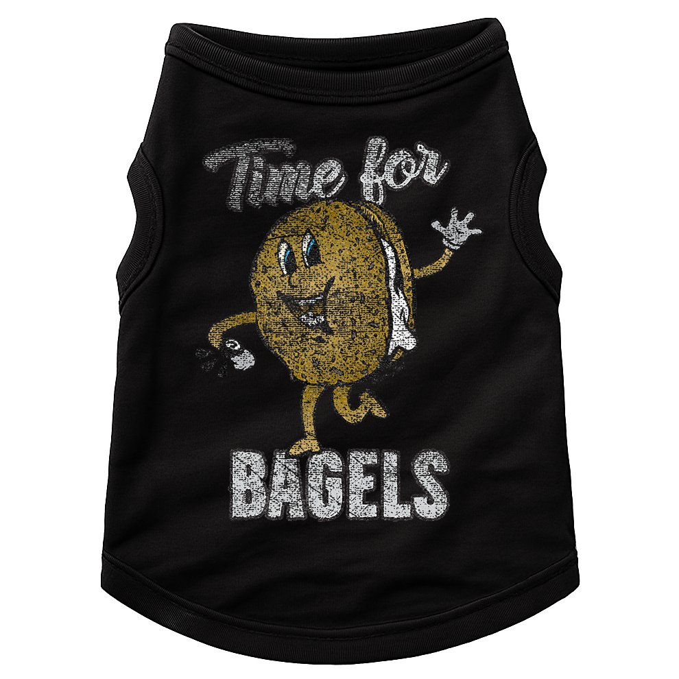 Time For Bagels Breakfast Food Doggie Tank