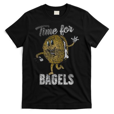 Time For Bagels Breakfast Food T-Shirt