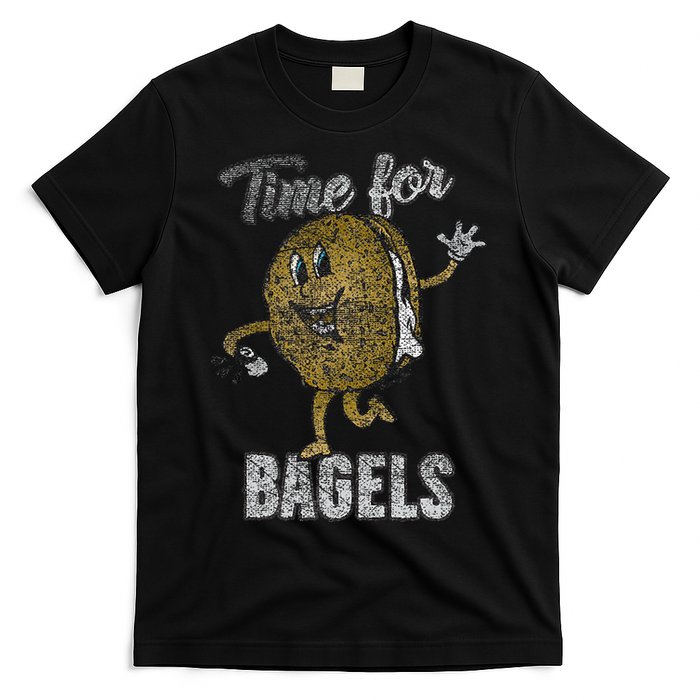 Time For Bagels Breakfast Food T-Shirt