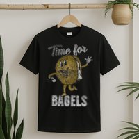 Time For Bagels Breakfast Food T-Shirt