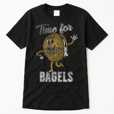 Time For Bagels Breakfast Food Tall T-Shirt