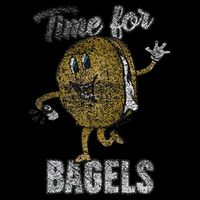 Time For Bagels Breakfast Food Drawstring Bag