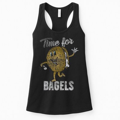 Time For Bagels Breakfast Food Womens Tank Top