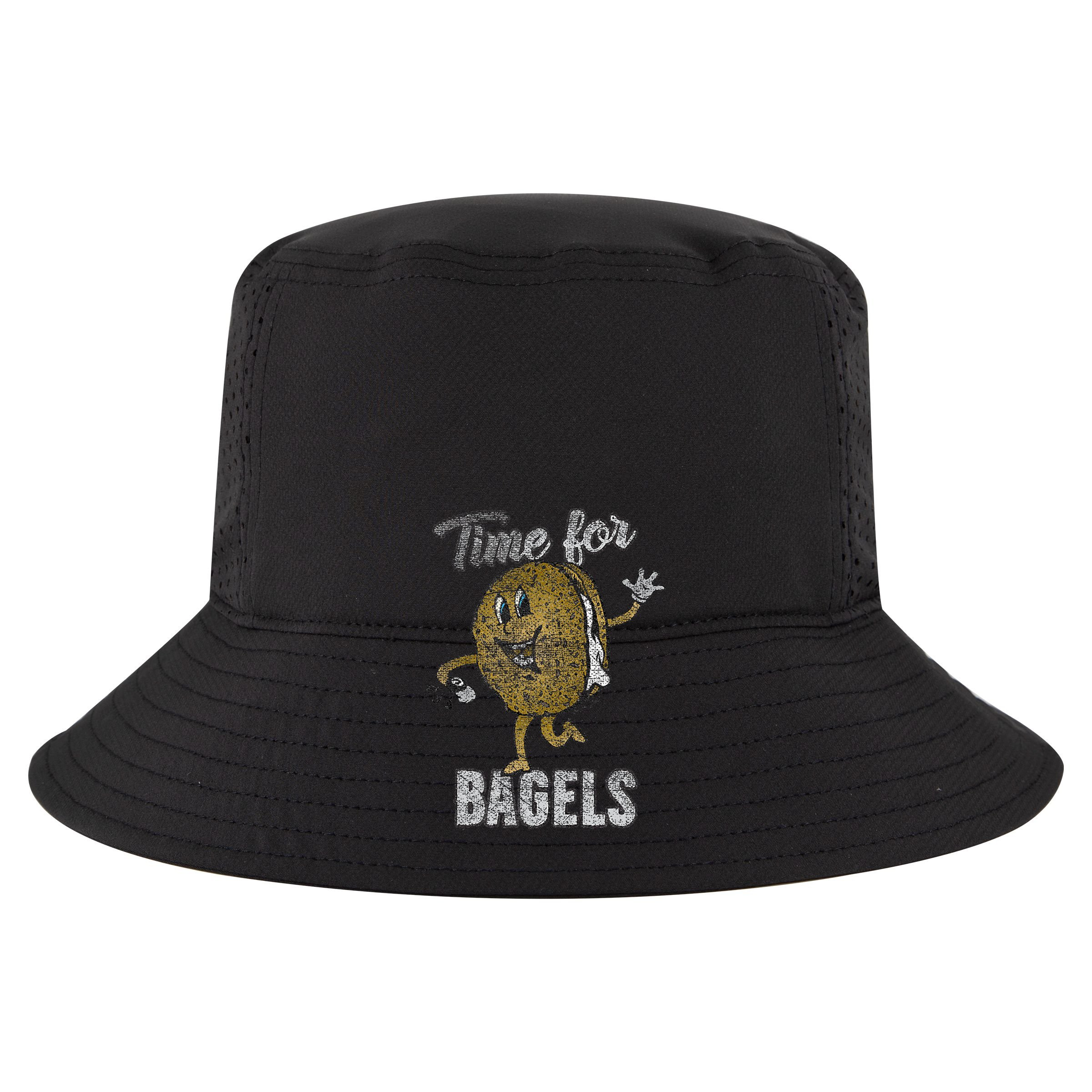 Time For Bagels Breakfast Food Cotton Canvas Backpack