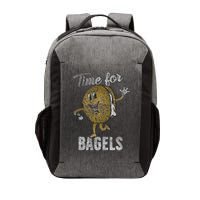 Time For Bagels Breakfast Food Vector Backpack