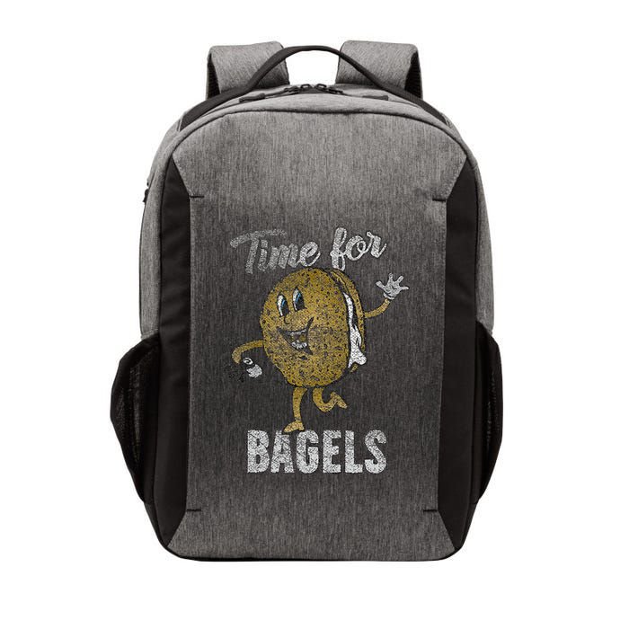 Time For Bagels Breakfast Food Vector Backpack