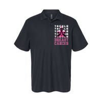 Tackle Football Breast Cancer Awareness Ribbon Softstyle Adult Sport Polo