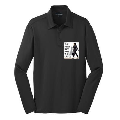 The First But Not The Last Kamala Harris Ruby Bridges Madam Silk Touch Performance Long Sleeve Polo