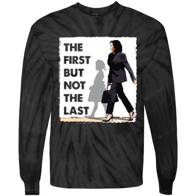 The First But Not The Last Kamala Harris Ruby Bridges Madam Tie-Dye Long Sleeve Shirt