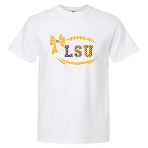 Tiger Football Bow Patterned Letter Logo Garment-Dyed Heavyweight T-Shirt