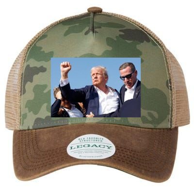 Trump Fist Bump Front And Back CanT Be Killed! Design Legacy Tie Dye Trucker Hat