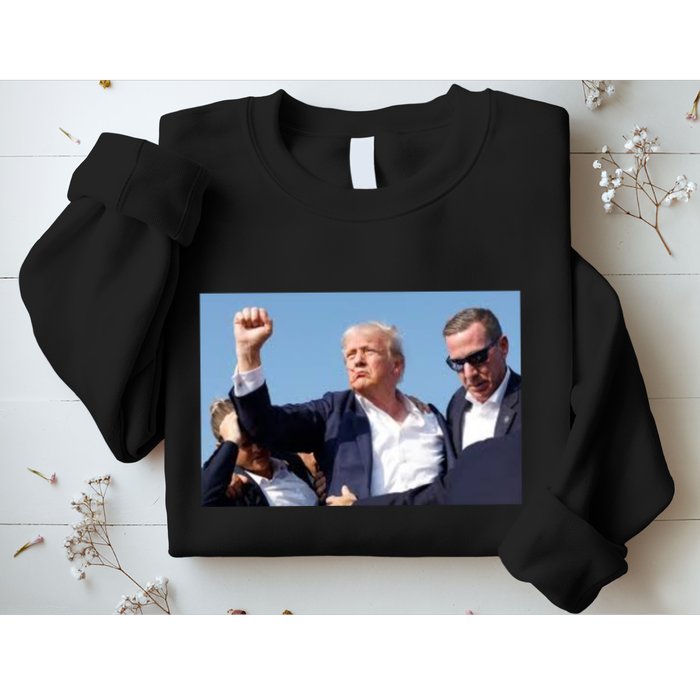 Trump Fist Bump Front And Back CanT Be Killed! Design Sweatshirt