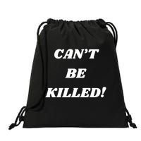 Trump Fist Bump Front And Back CanT Be Killed! Design Drawstring Bag