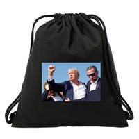Trump Fist Bump Front And Back CanT Be Killed! Design Drawstring Bag