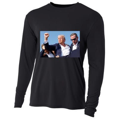 Trump Fist Bump Front And Back CanT Be Killed! Design Cooling Performance Long Sleeve Crew