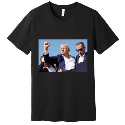 Trump Fist Bump Front And Back CanT Be Killed! Design Premium T-Shirt