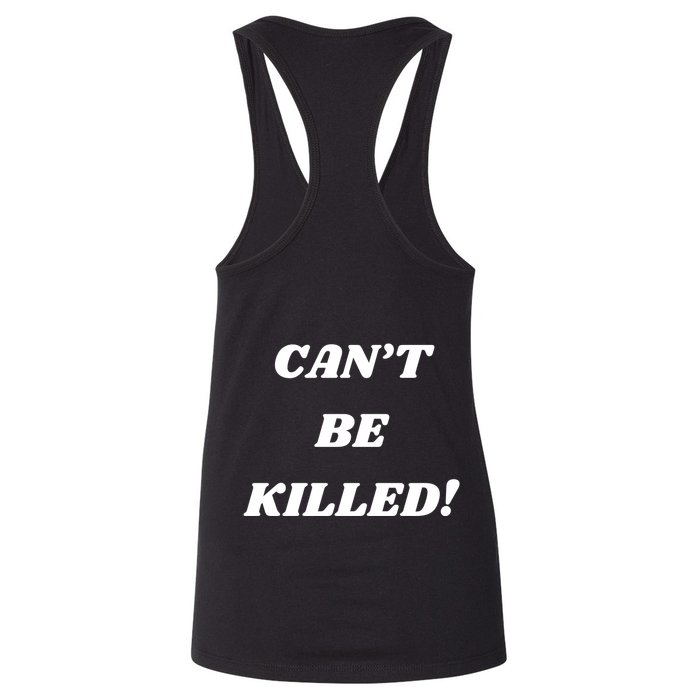 Trump Fist Bump Front And Back CanT Be Killed! Design Womens Tank Top