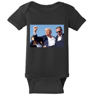 Trump Fist Bump Front And Back CanT Be Killed! Design Baby Bodysuit