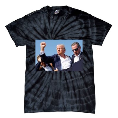 Trump Fist Bump Front And Back CanT Be Killed! Design Tie-Dye T-Shirt