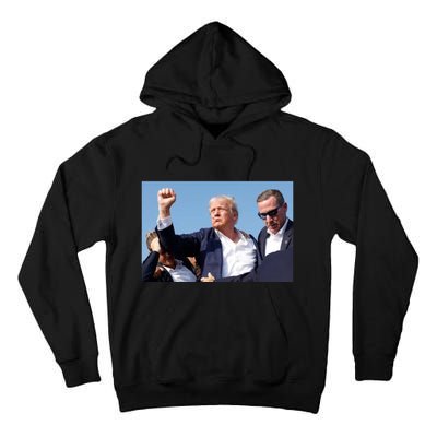 Trump Fist Bump Front And Back CanT Be Killed! Design Tall Hoodie